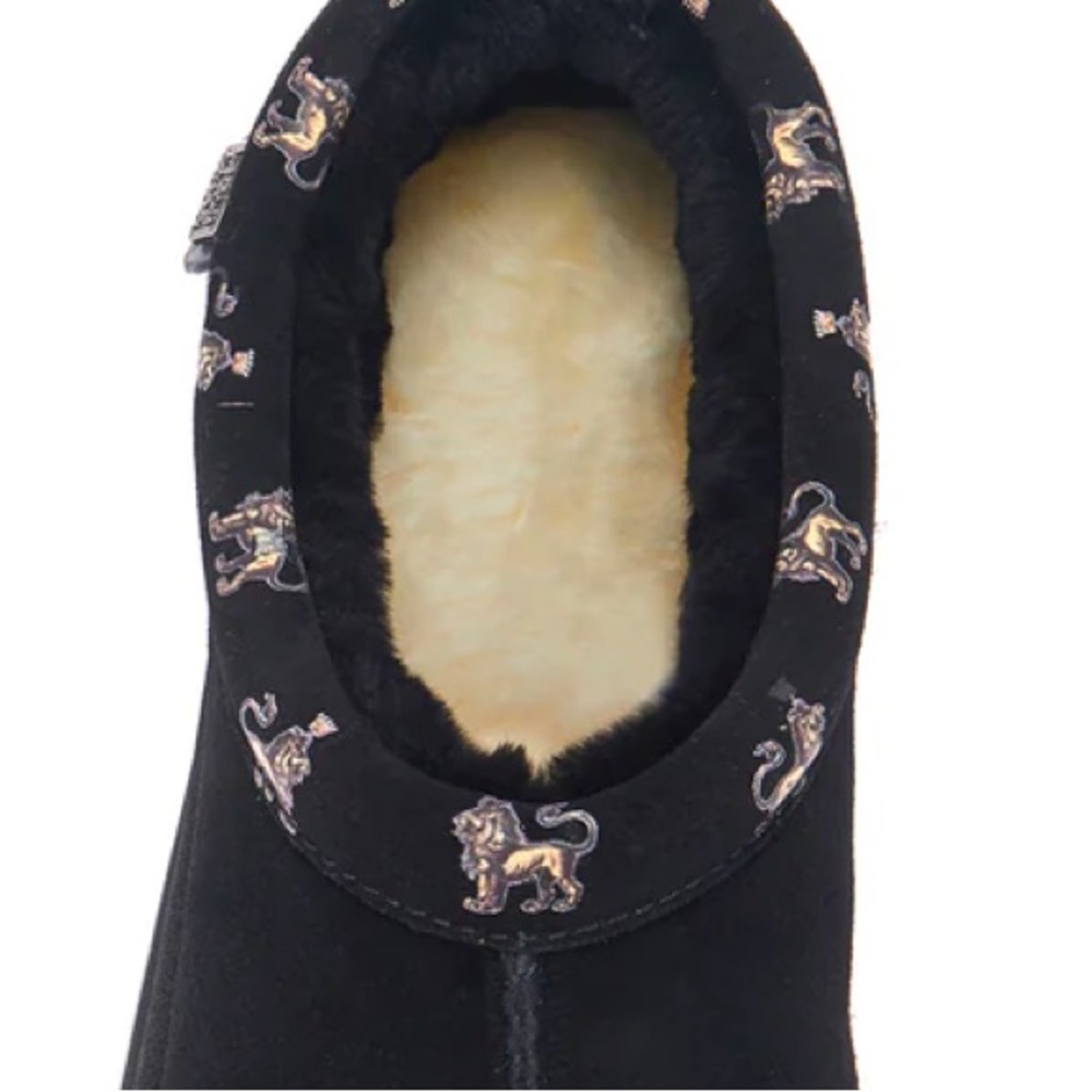 Men’s Australia luxe slippers low cut boots black lion scottish heritage tts 13